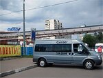 Бесплатный автобус Genser в пункт аренды автомобилей АрендаАвто-нжр на ул.Добролюбова